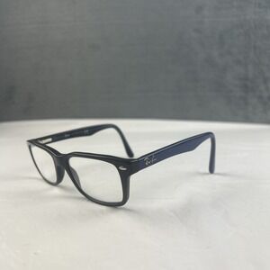 Ray Ban RB1531 3748 Black & Blue Youth Eyeglasses FRAMES ONLY 48-16-130 EUC